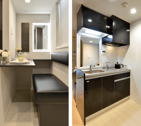 コックピットスペース＆キッチン画像